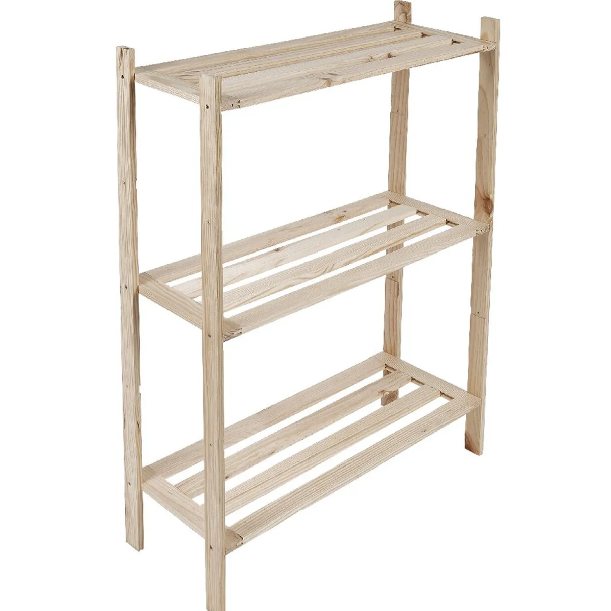 Etagère de rangement en pin x 2