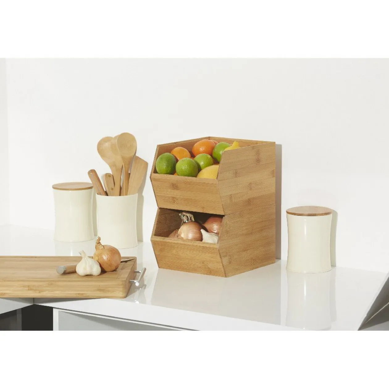 Etagère superposable bambou