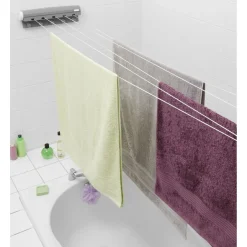 Etendoir à linge rétractable 17 m d étendage