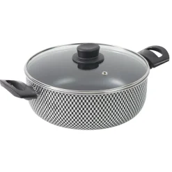 Faitout motif damier