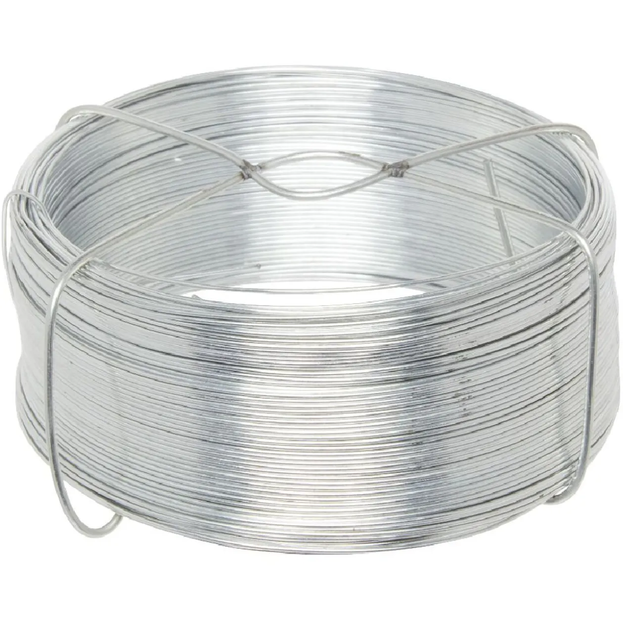 Fil métallique acier gris 75 m