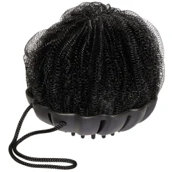 Fleur de douche exfoliante noire