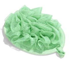 Fleur de douche éponge verte ou violette - 2 modèles