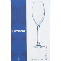 Flûte motif bulles 24 cl x4