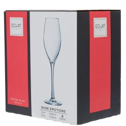 Flûte verre à vin cristallin gamme Wine Emotion 24 cl x6