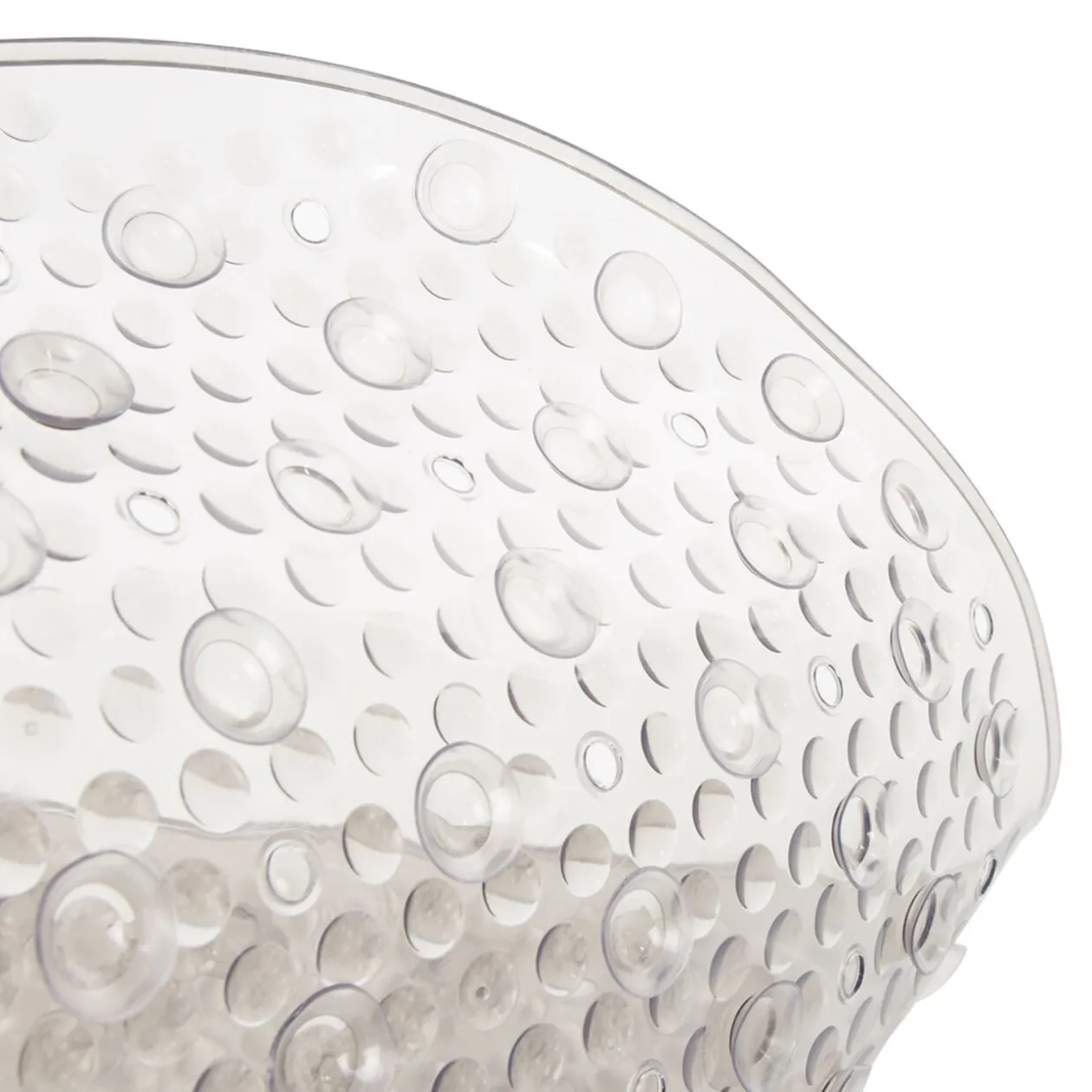 Fond de baignoire bulle transparent marron clair