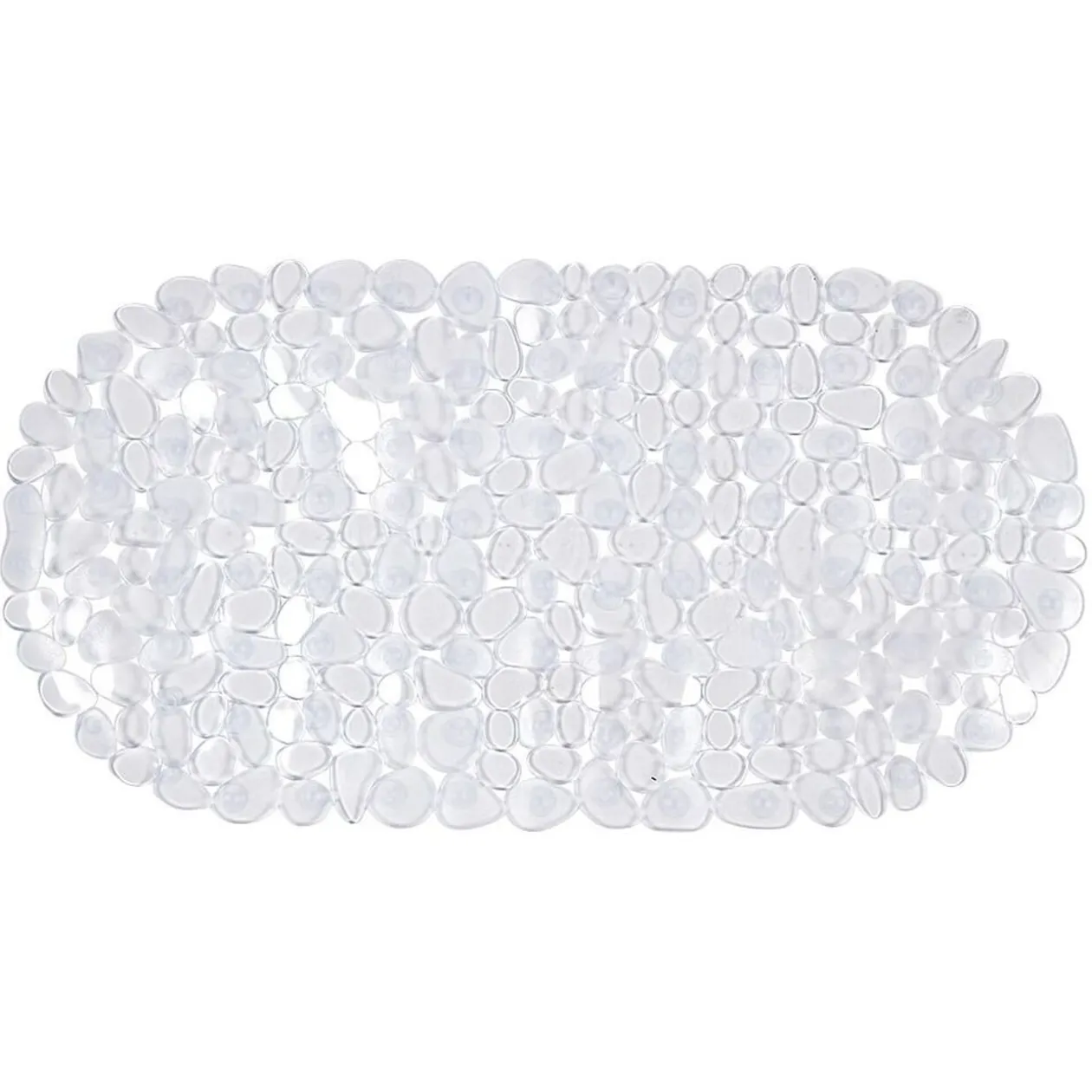 Fond de baignoire design galet pvc transparent