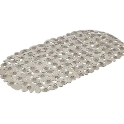 Fond de baignoire design galet pvc gris