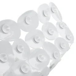 Fond de douche design galets gris brillant