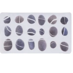 Fond de douche galet gris PVC