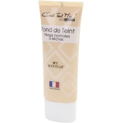 Fond de teint N°01 beige éclat peau normale à sèche