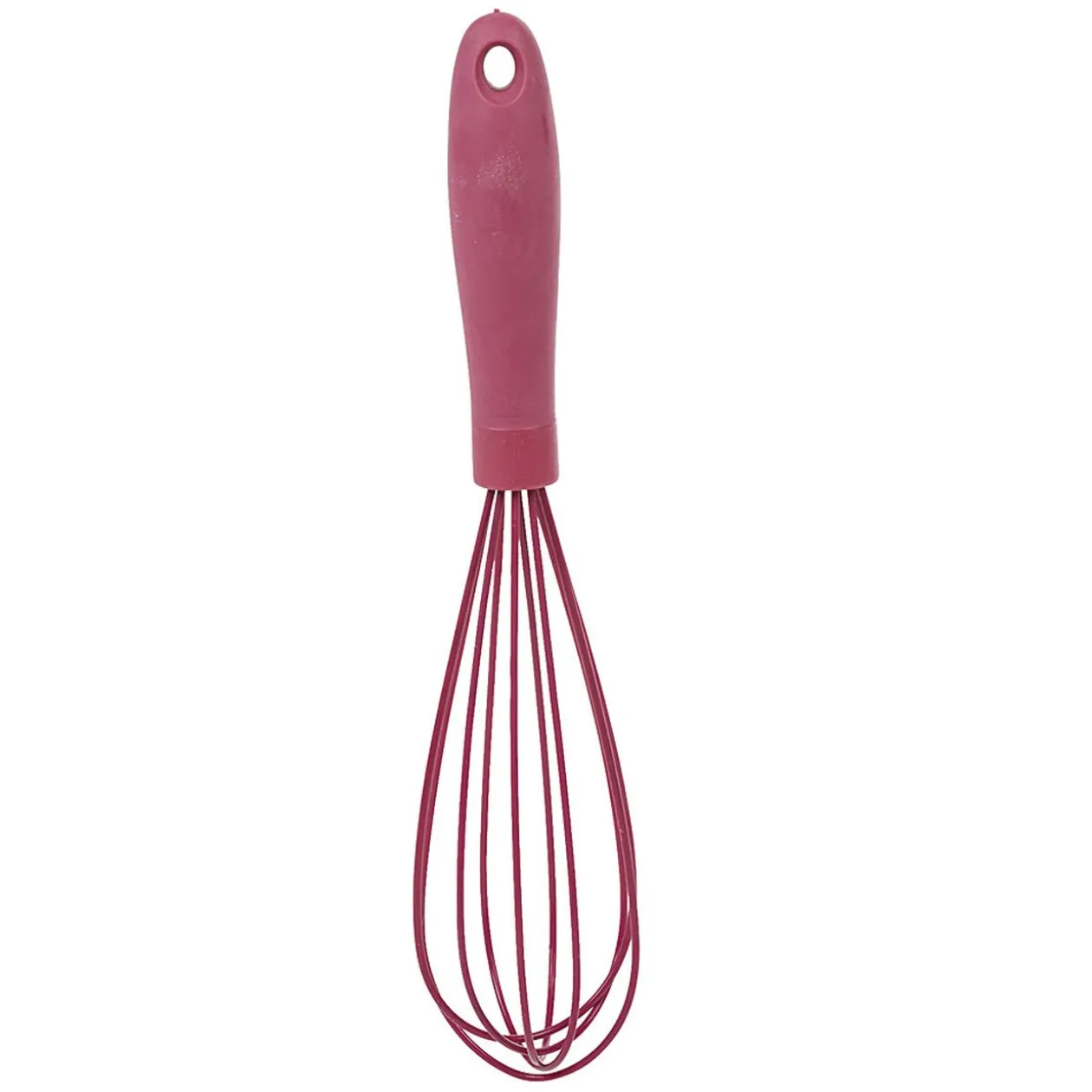 Fouet de cuisine en silicone rose