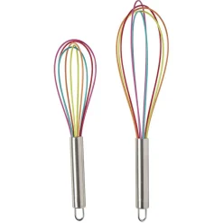 Fouet silicone et inox x2