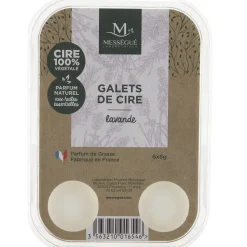 Galet de cire à la lavande