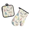 Gant de cuisine manique motifs chats