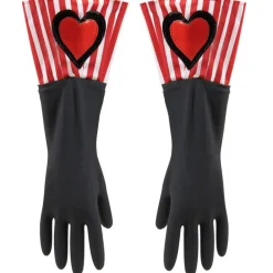 Gants de ménage noirs et rouges C'est du Propre