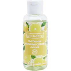 Gel douche acidulé Evoluderm Verveine citron 100ml