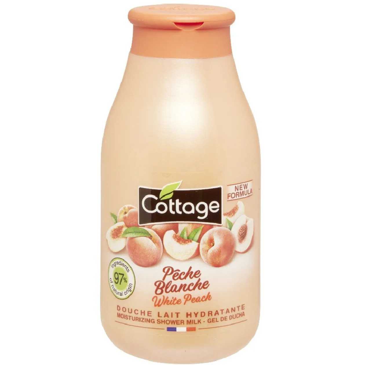 Gel douche COTTAGE pêche 250ml