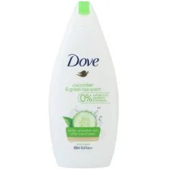 Gel douche Dove Concombre et Thé vert
