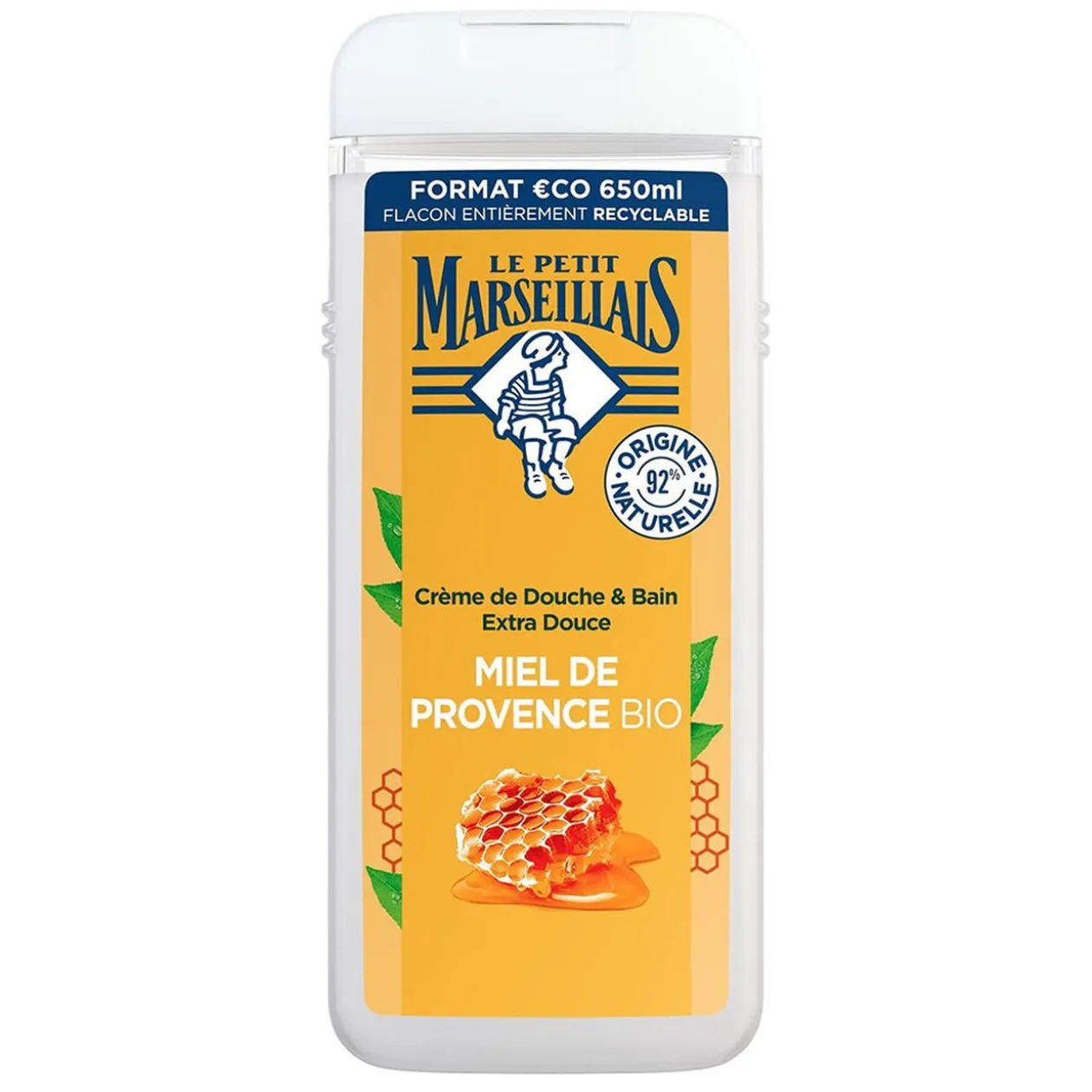 Gel douche et bain Le Petit Marseillais miel doré de Provence 650ml