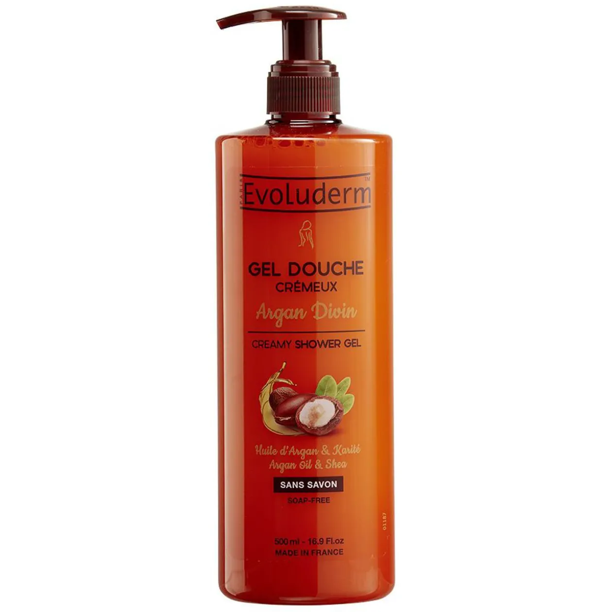 Gel douche Evoluderm argan divin 500 ml