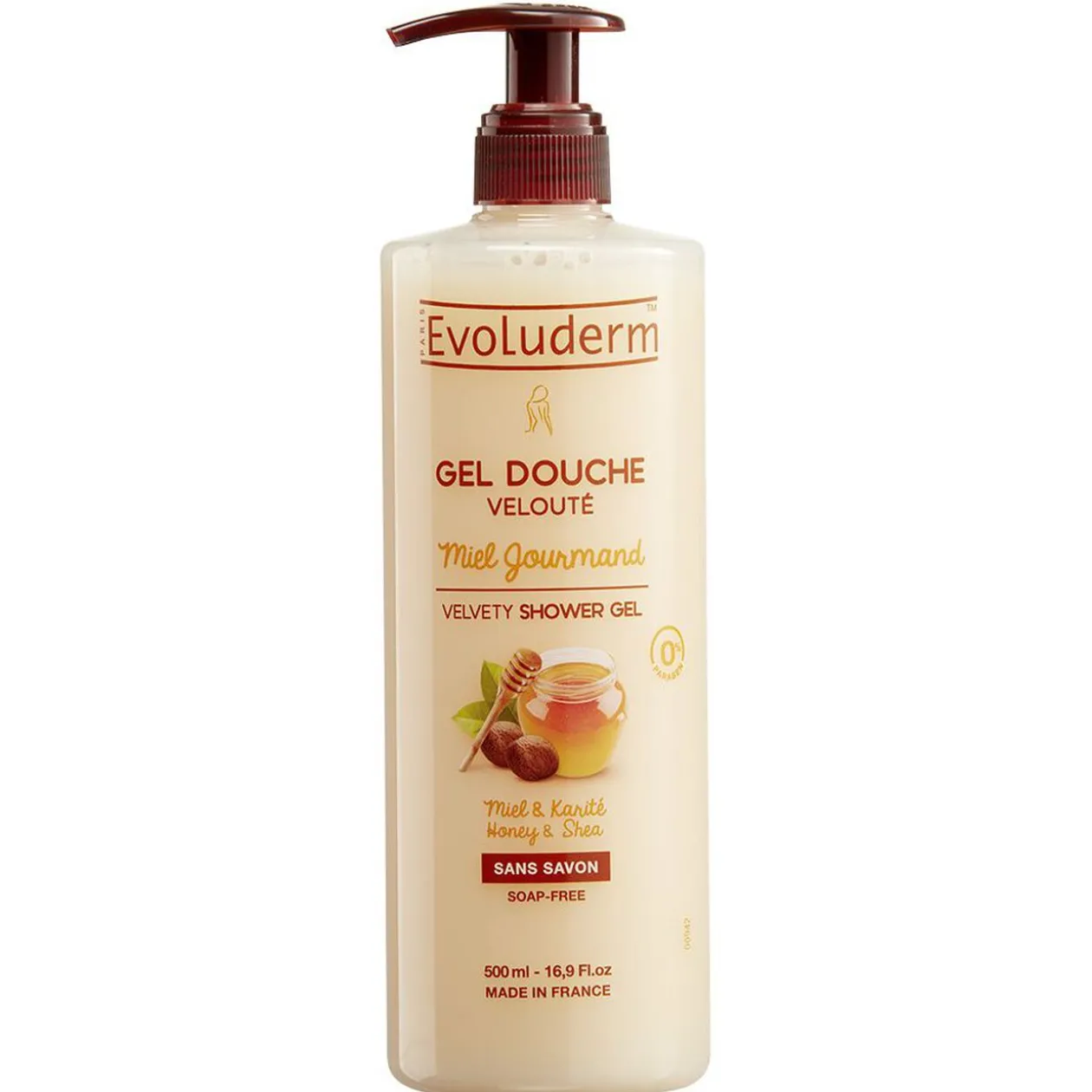 Gel douche Evoluderm miel gourmand 500 ml