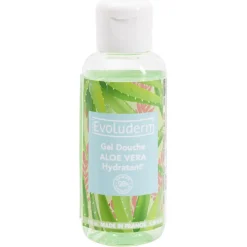 Gel douche hydratant Evoluderm Aloe Vera 100ml