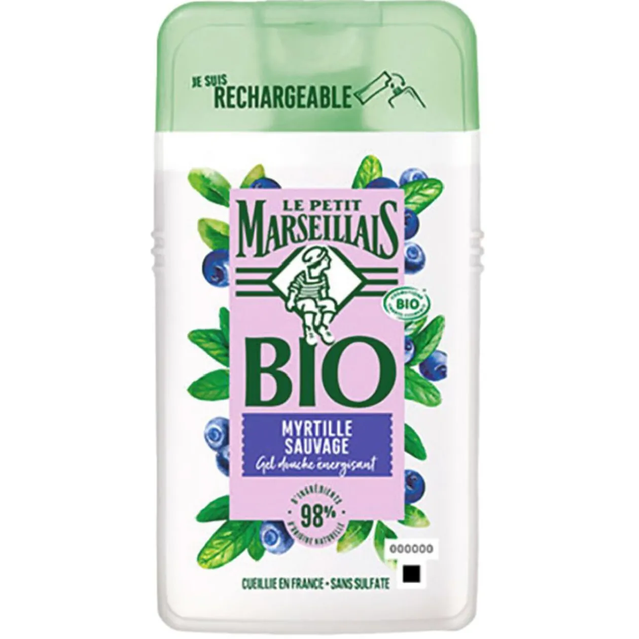 Gel douche Le Petit Marseillais myrtille sauvage certifié Bio 250ml