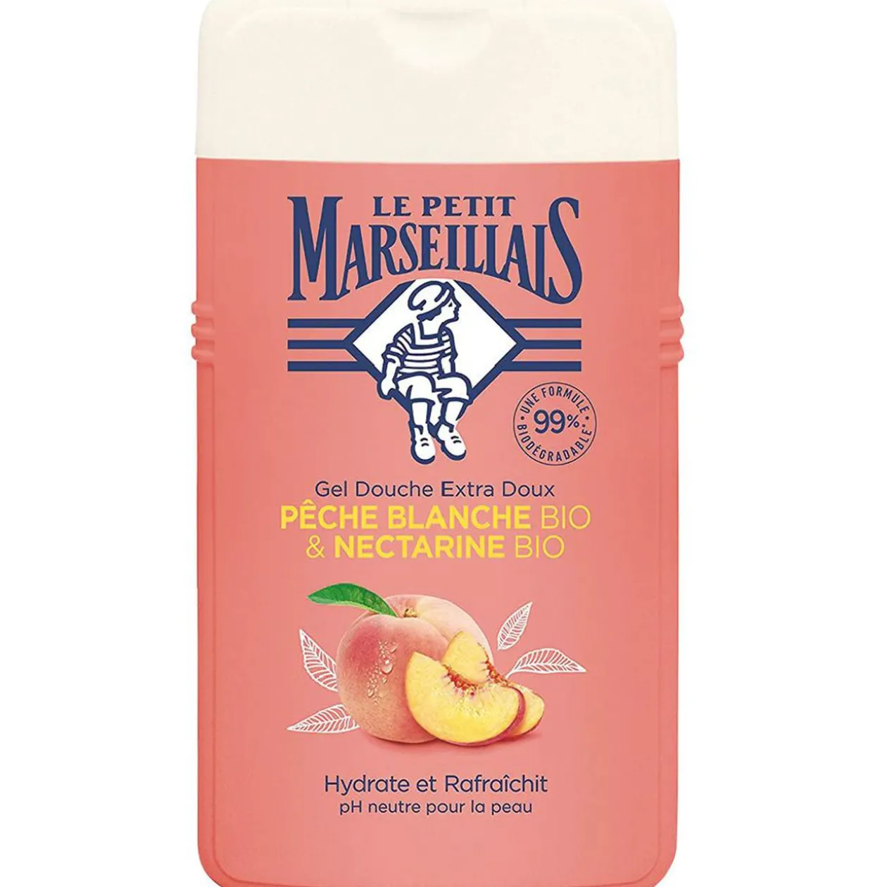 Gel douche Le Petit Marseillais pêche blanche et nectarine
