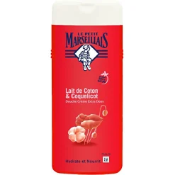Gel douche Le Petit Marseillais Lait de coton & coquelicot 400ml