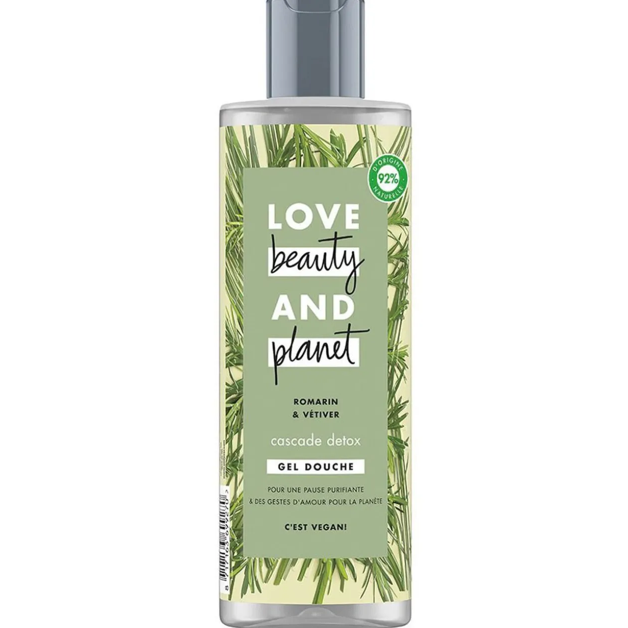 Gel douche Love Beauty and Planet Detox délicieuse Romarin 500ml
