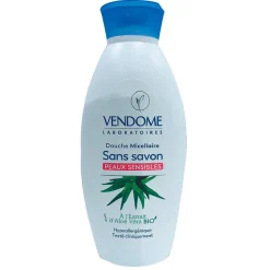 Gel douche micellaire Vendome Aloé Vera Bio peau sensible 400ml