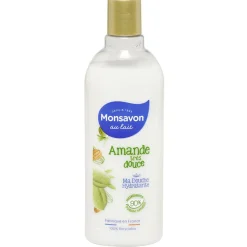 Gel douche MONSAVON lait amande douce 300ml