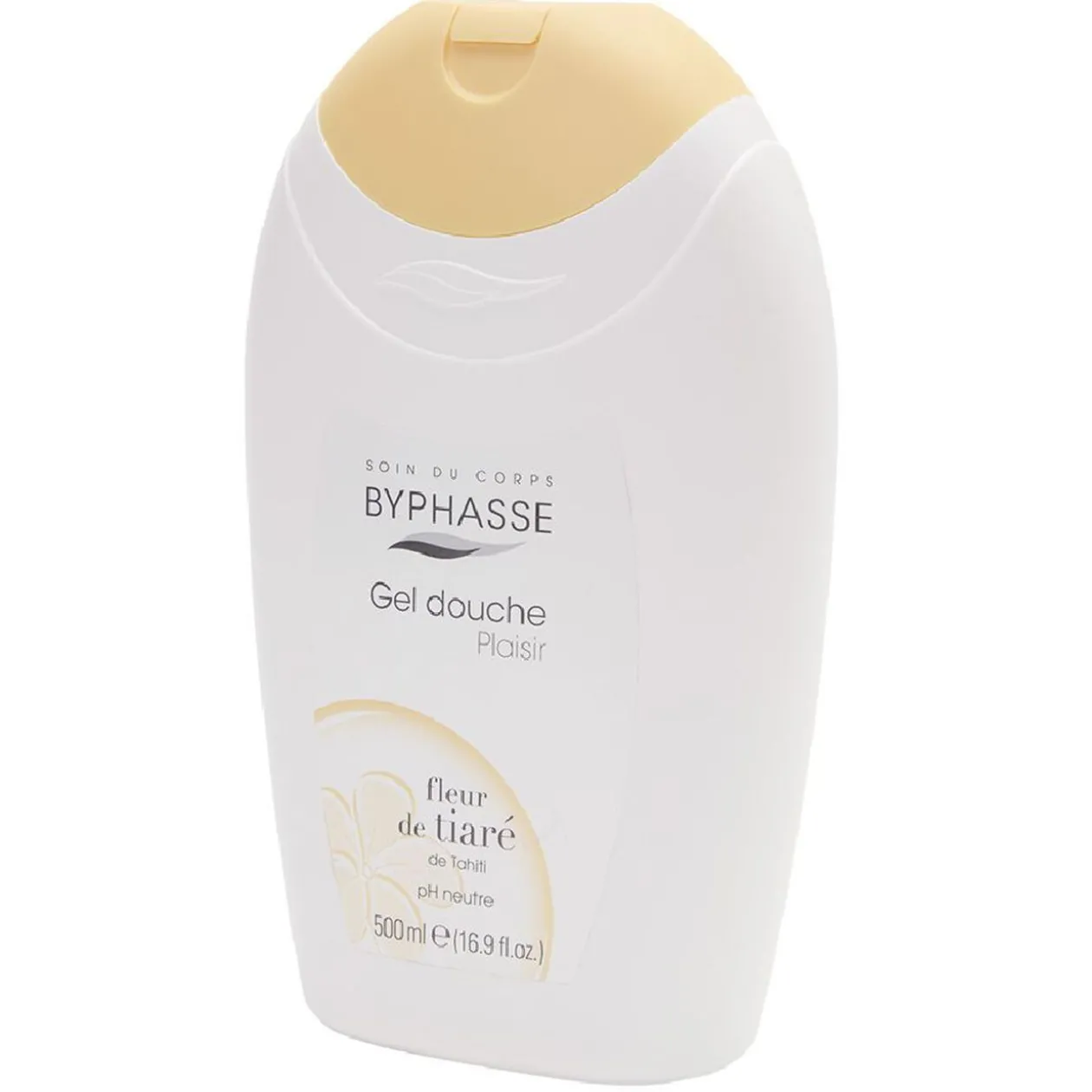 Gel douche parfum fleur de Tiaré de Tahiti pH neutre 500 ml