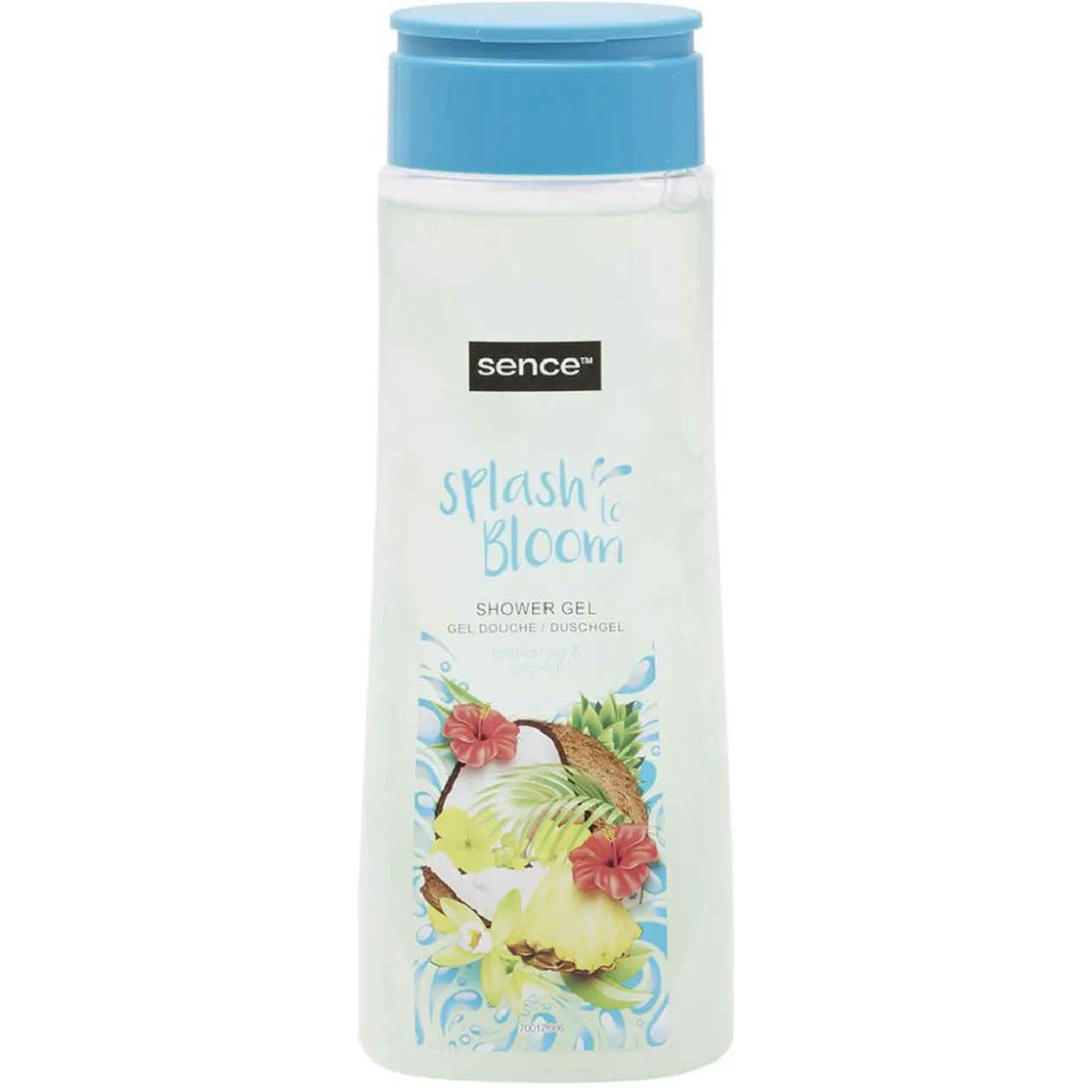 Gel douche Sence Splash to bloom Tropical et Noix de coco 300ml