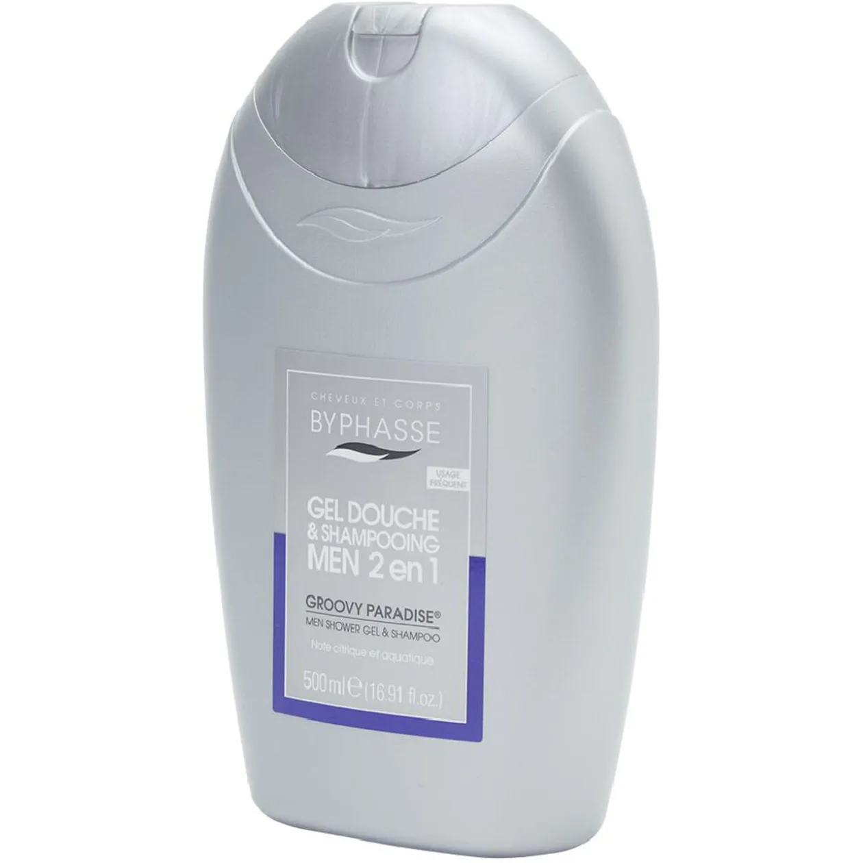 Gel douche shampooing 2 en 1 homme groovy paradise 500ml