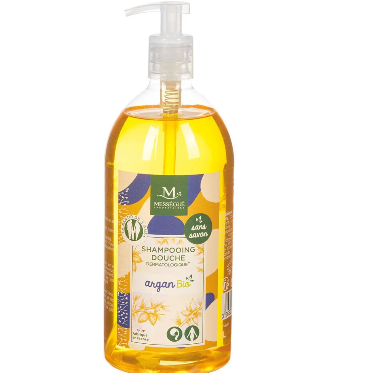Gel douche shampooing argan Bio Mességué