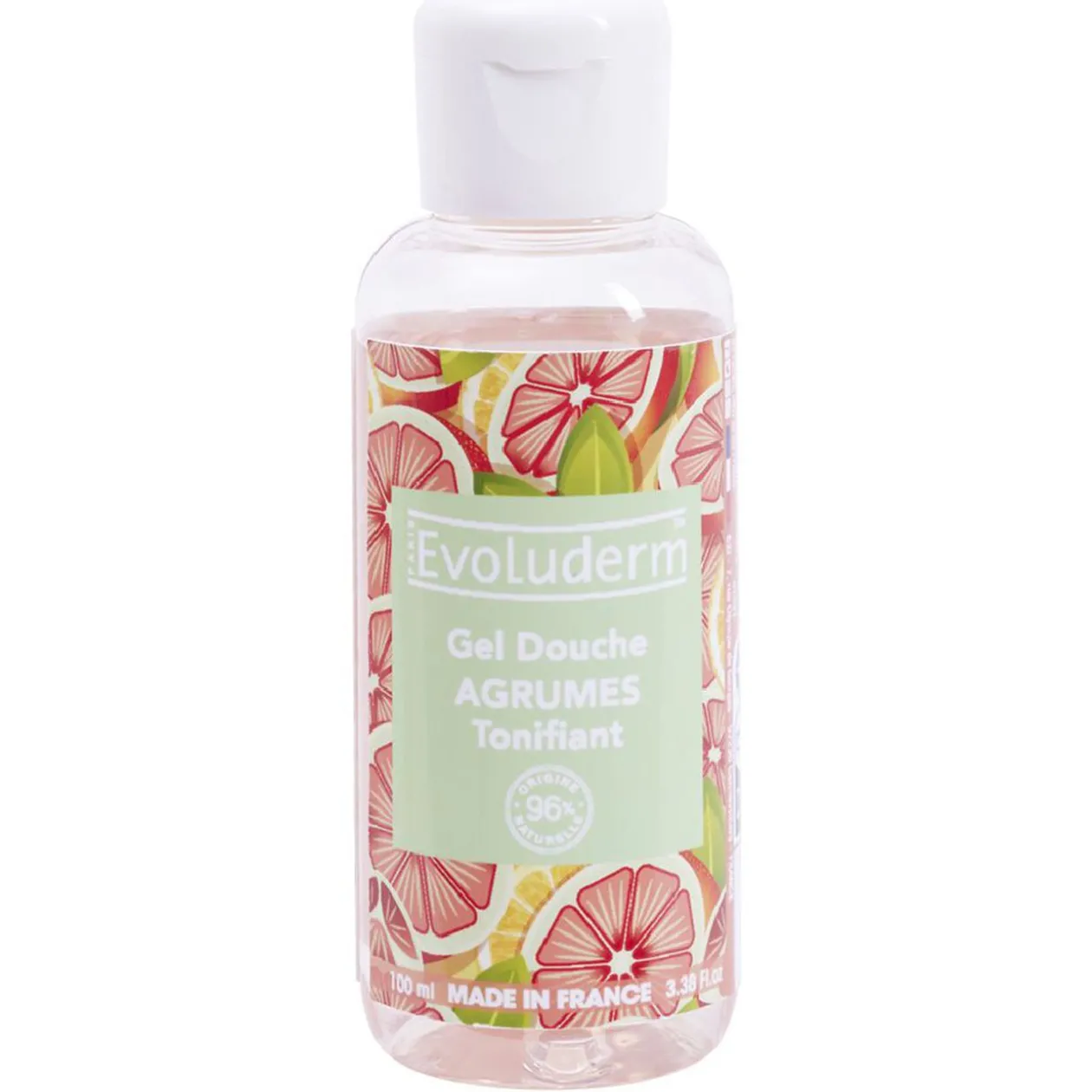 Gel douche tonifiant Evoluderm Agrumes 100ml