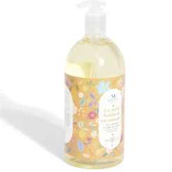 Gel douche visage et corps Le Petit Bonheur en Mousse Mességué 1L