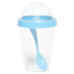 Gobelet à yaourt avec cuillère