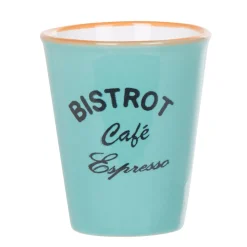 Gobelet café expresso multicolore Bistrot x4