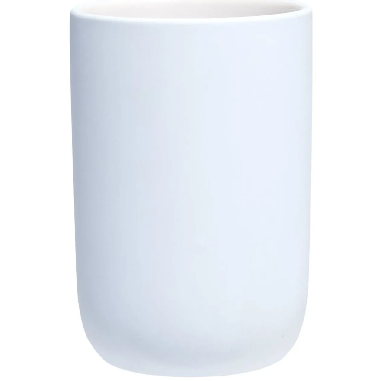 Gobelet céramique bleu clair intérieur blanc Ø6,8xH10cm