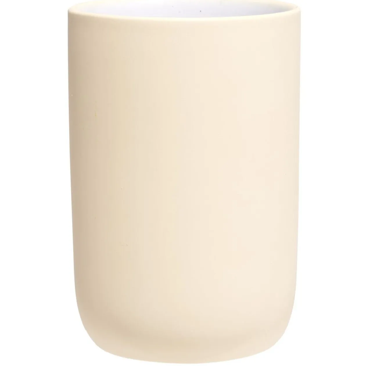 Gobelet céramique rose intérieur blanc Ø6,8xH10cm