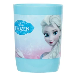 Gobelet de salle de bain bleu La reine des Neiges