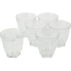 Gobelet embossé en verre 24 cl x6