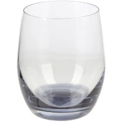 Gobelet en cristallin transparent fond bleu30 cl x4