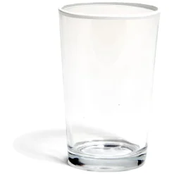 Gobelet en verre bord coloré 30 cl x 3