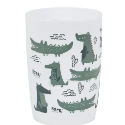 Gobelet enfant salle de bain motif crocodile