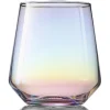 Gobelet iridescent en verre 49 cl x4