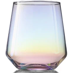 Gobelet iridescent en verre 49 cl x4